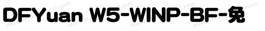 DFYuan W5-WINP-BF字体转换